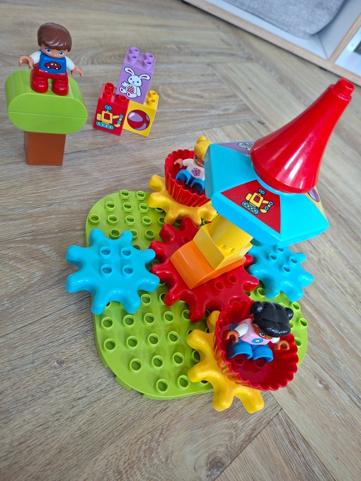 Duplo 10845 Mijn Eerste Draaimolen - Complete set, Kinderen en Baby's, Speelgoed | Duplo en Lego, Gebruikt, Overige thema's, Ophalen of Verzenden