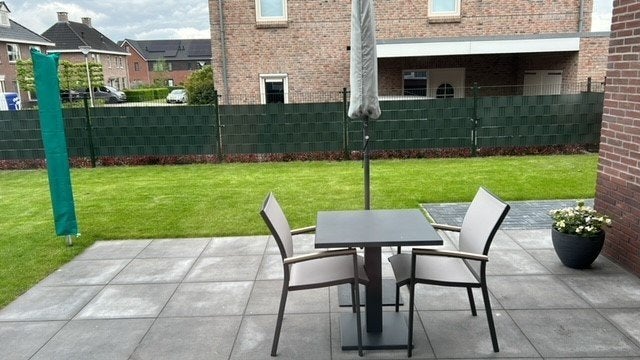 Vlechtband 50m Dennengroen RAL6009 Top Kwaliteit Aanbieding, Ophalen of Verzenden, Nieuw, Kunststof, Dubbelstaafmat hekwerk