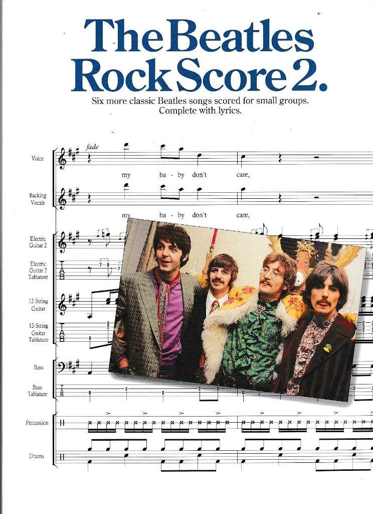 The Beatles Rock Score boek 1 en 2 nieuwstaat ( 497 ), Muziek en Instrumenten, Bladmuziek, Gitaar, Verzenden, Zo goed als nieuw