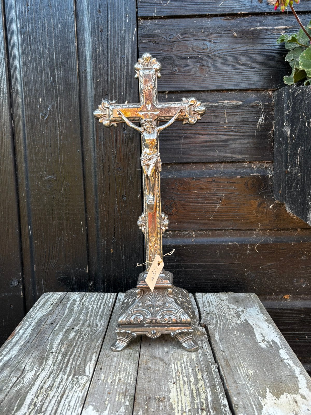 Brocante crusifix, Ophalen of Verzenden