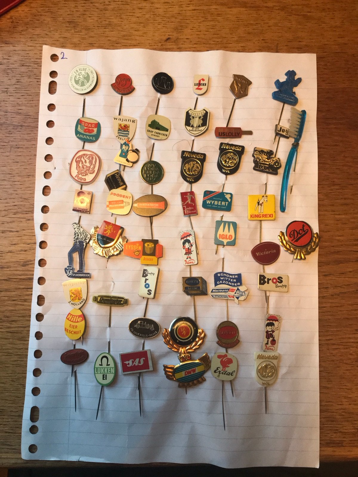 Verzameling van diverse vintage speldjes en pins (2), Ophalen of Verzenden, Gebruikt