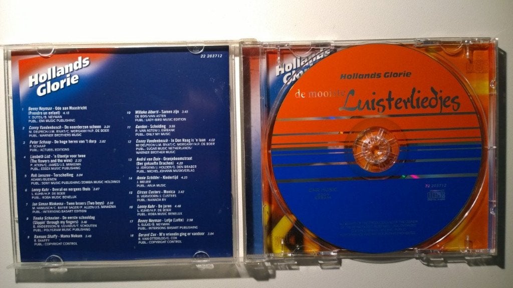 De Mooiste Luisterliedjes (Hollands Glorie), Cd's en Dvd's, Cd's | Verzamelalbums, Ophalen of Verzenden, Zo goed als nieuw, Nederlandstalig