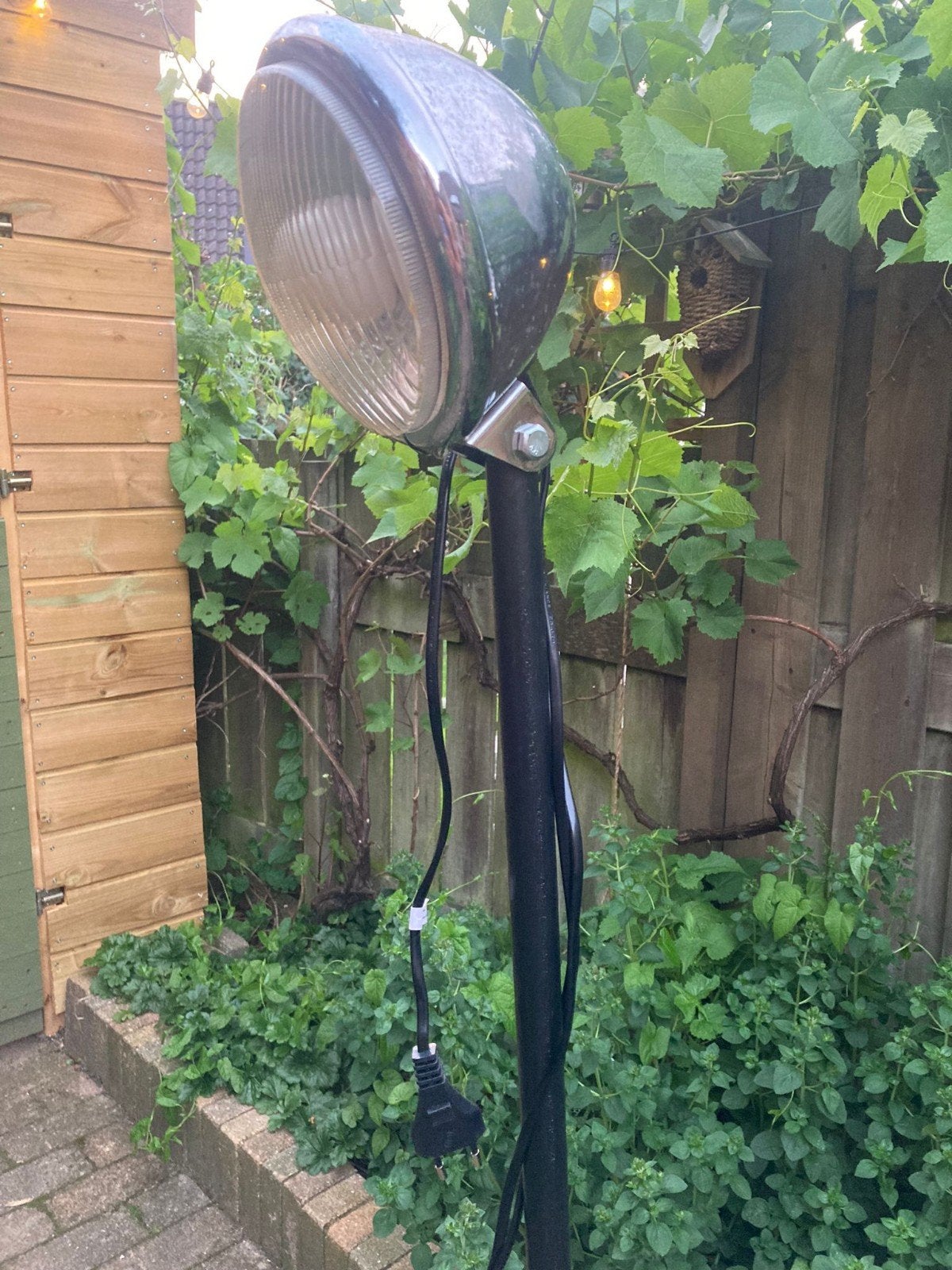 Vintage spot | driepoot, Ophalen, Gebruikt, 100 tot 150 cm, Industrieel