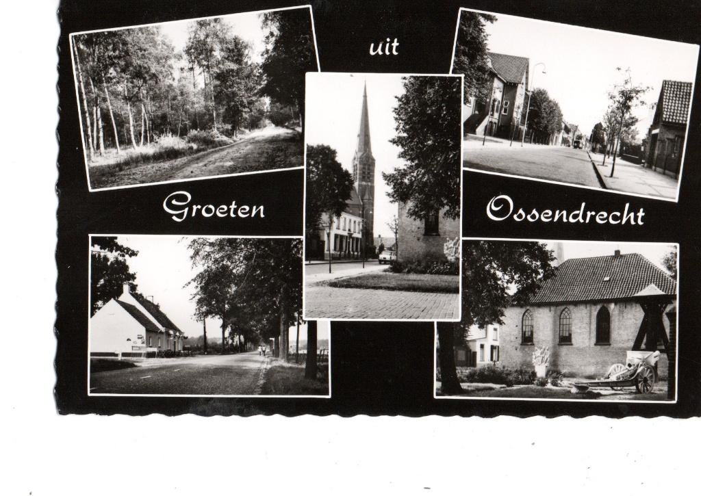 Ossendrecht. Groeten uit. 5 luik. **, Ophalen of Verzenden, 1960 tot 1980, Ongelopen, Noord-Brabant