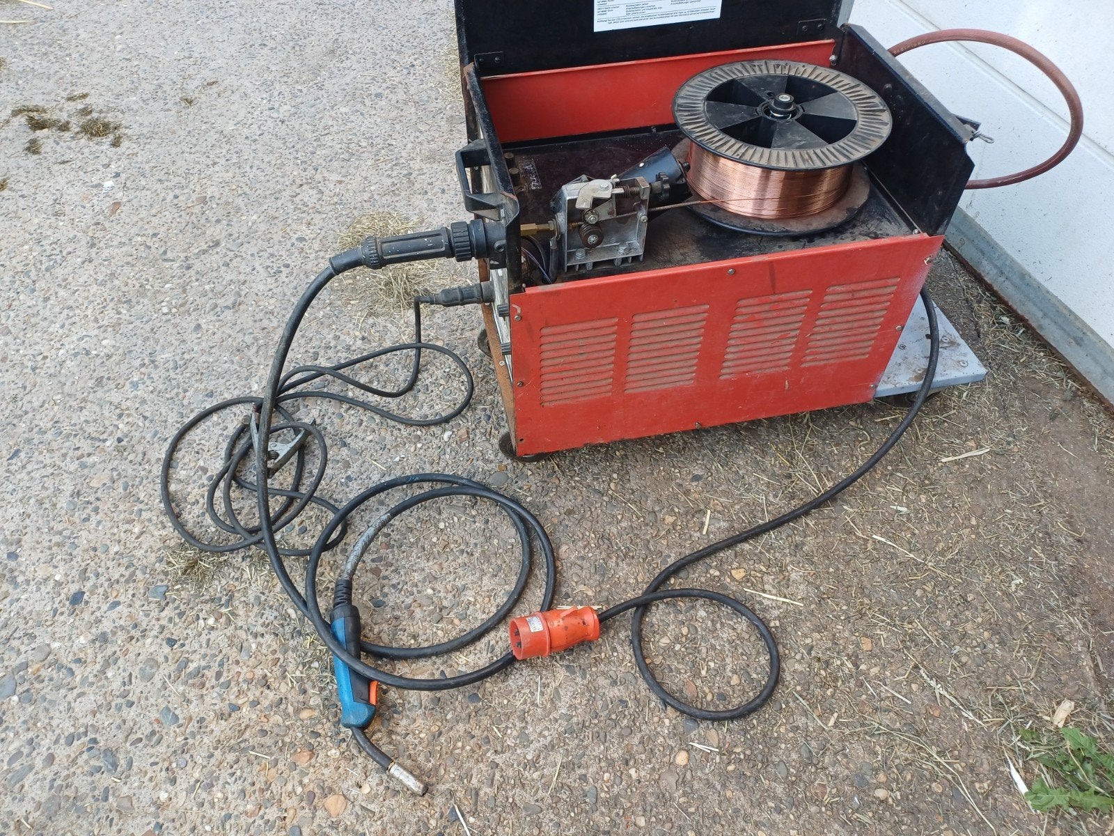 Co2 mig mag Elektra Beckum lasapparaat   380v 230A, Ophalen, Gebruikt, 150 tot 250 ampère, Co2