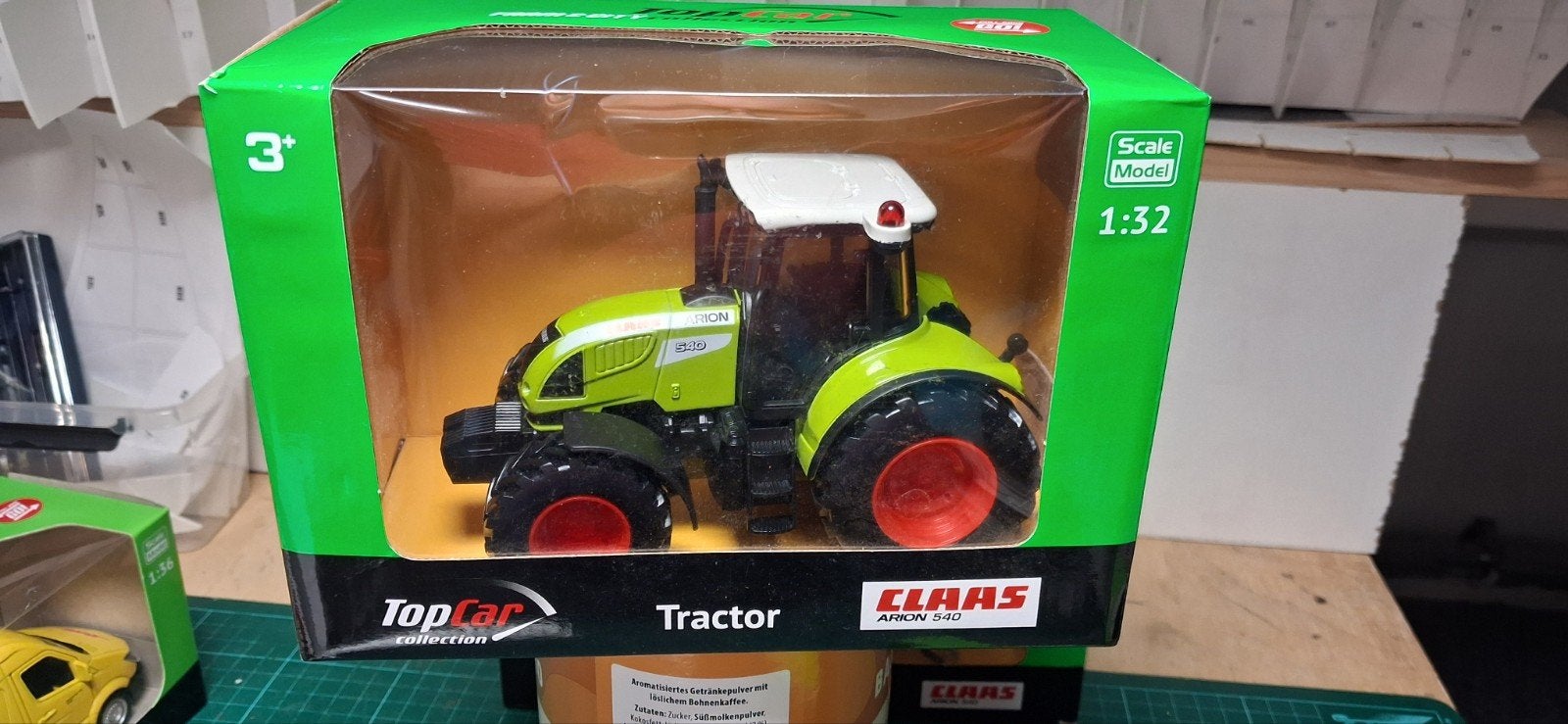 Claas Axion 850 Tractor & Horse Box Speelgoedset, Ophalen of Verzenden, Nieuw