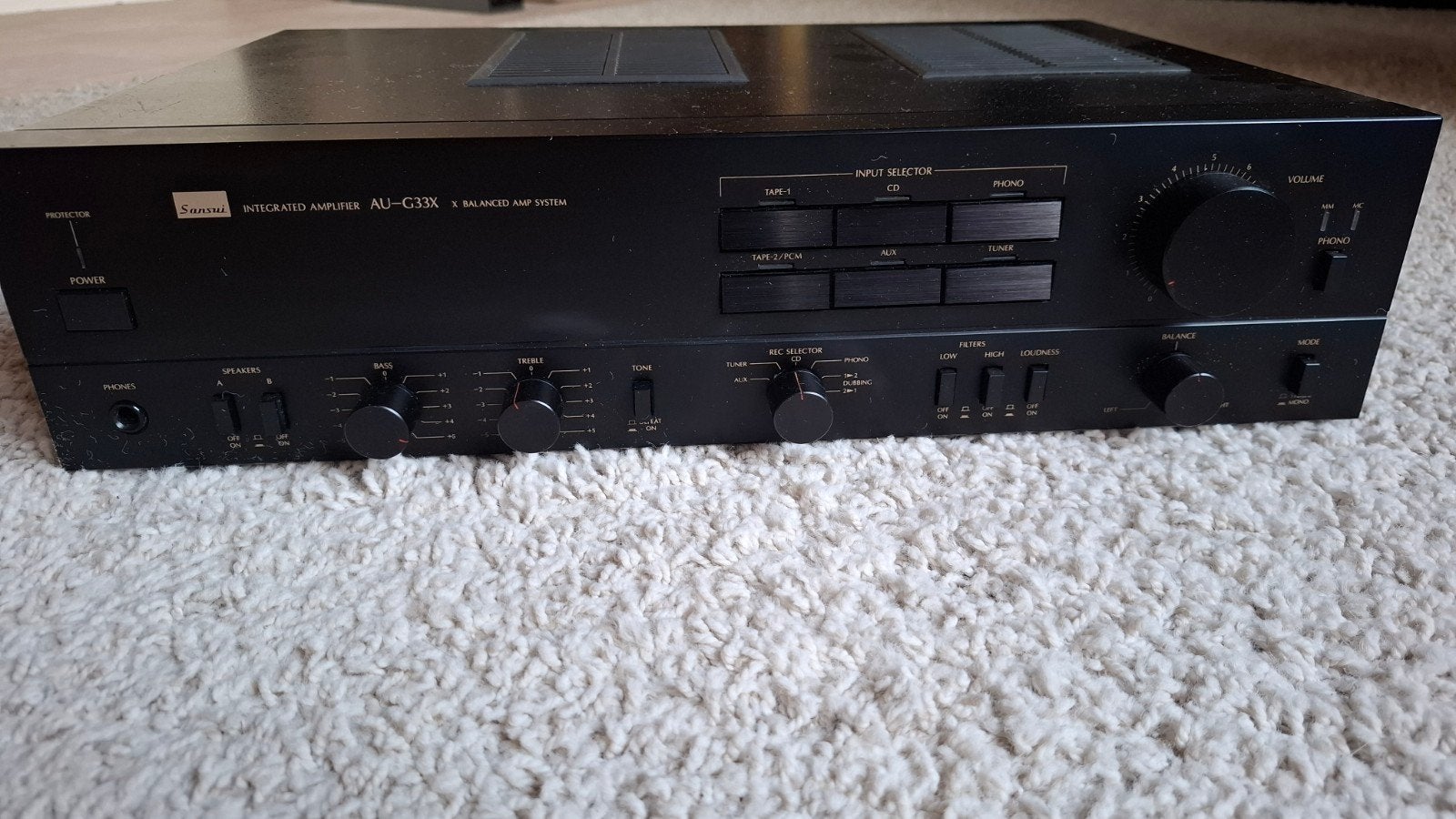Sansui AU-G33X Versterker - Geïntegreerde versterker, Overige merken, Gebruikt, Ophalen of Verzenden, Minder dan 60 watt