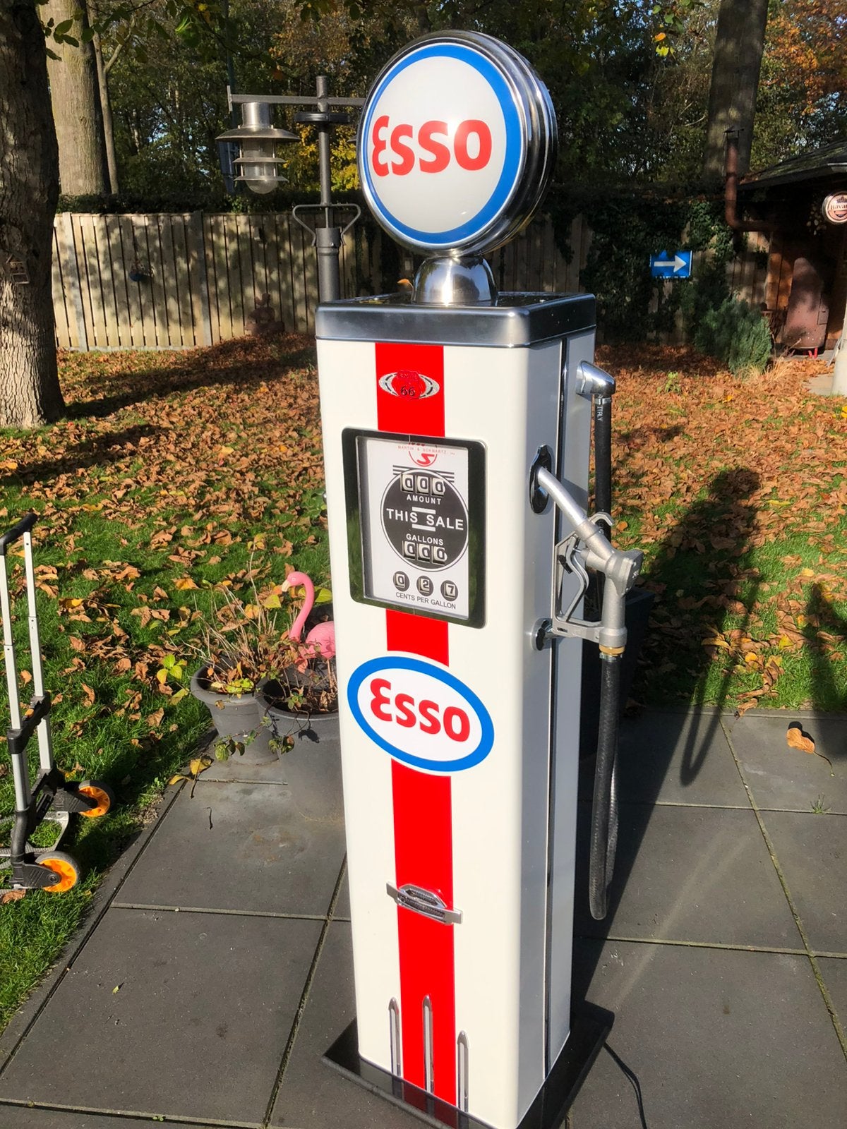 Esso benzinepomp, Ophalen, Zo goed als nieuw, Gebruiksvoorwerp