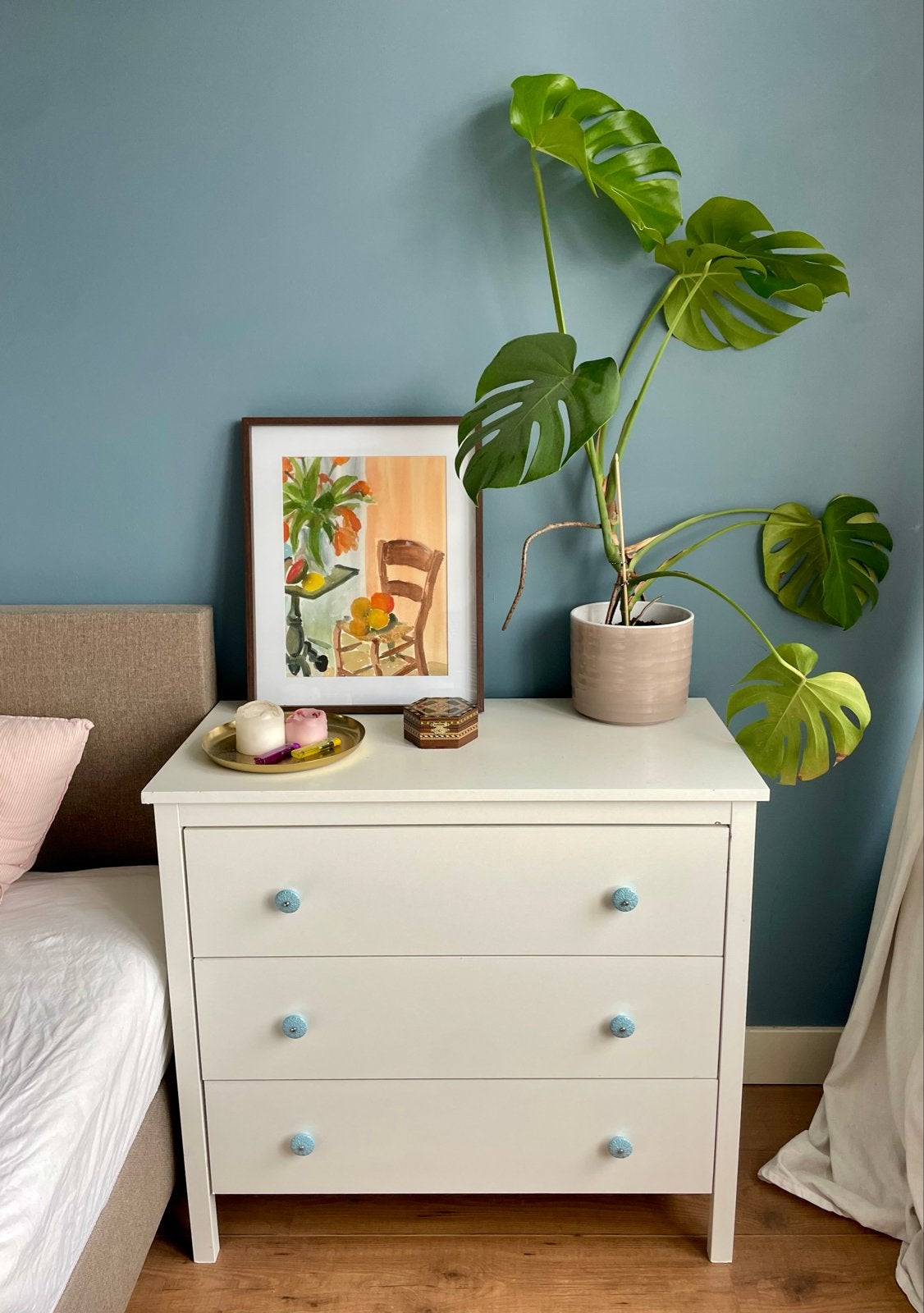 Ikea KOPPANG ladekast 3 lades, 90x46x83 cm, Ophalen, Gebruikt, 50 tot 100 cm, 3 of 4 laden
