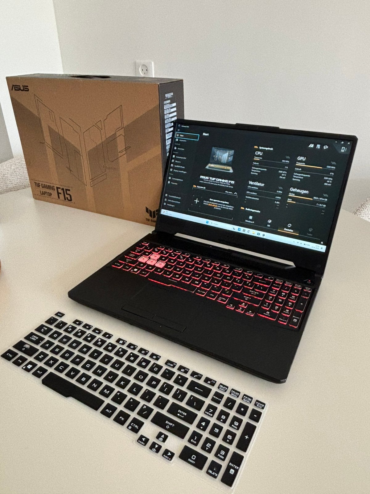 ASUS TUF Gaming F15 | RTX 3050 | 16GB RAM | i5 | NIEUWSTAAT, Computers en Software, Ophalen, Met videokaart, Zo goed als nieuw