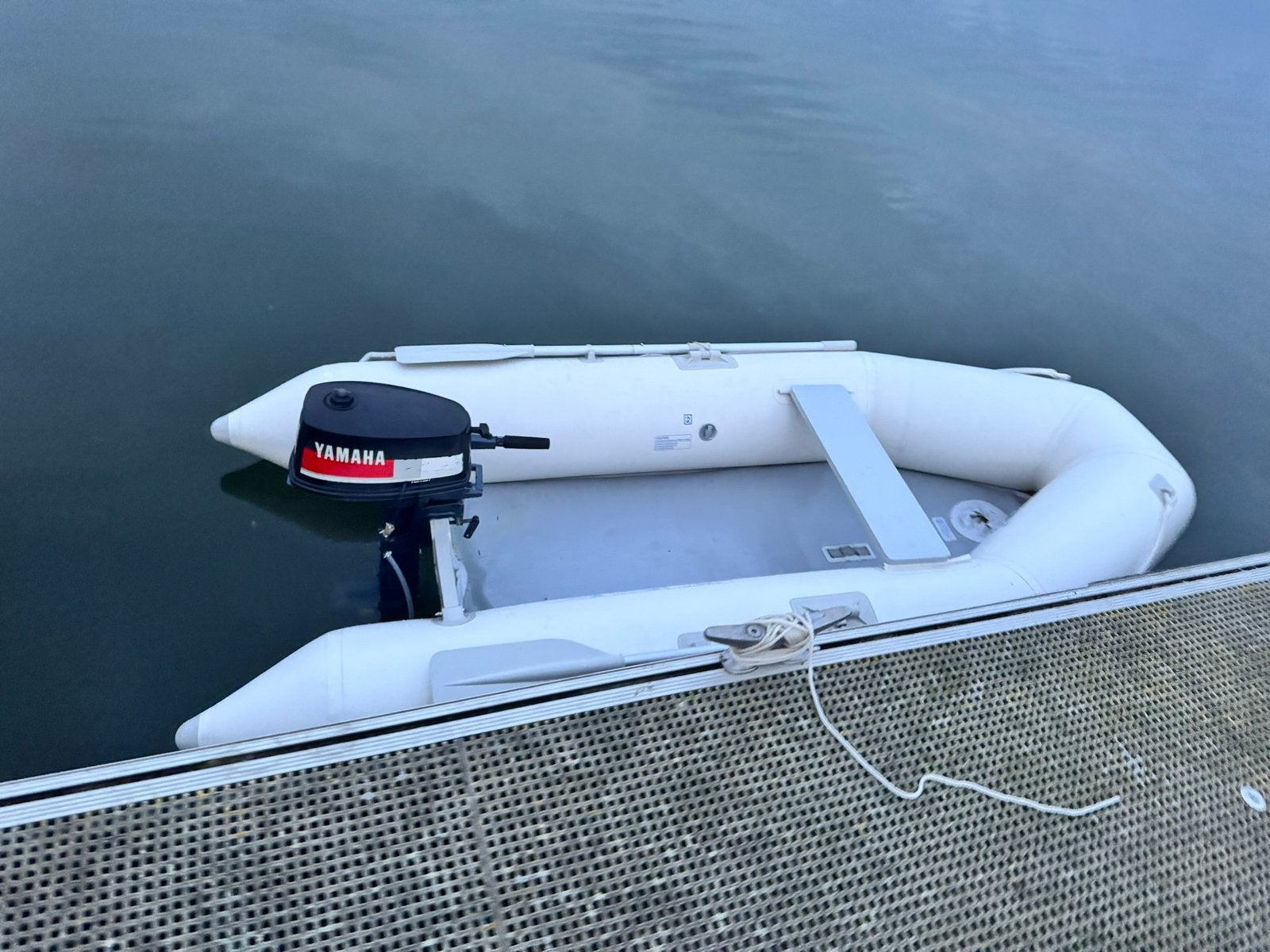 Z-Ray 400 Rubberboot met 4PK Yamaha 2takt., Ophalen, Zo goed als nieuw, Motor en Techniek, Motorboot