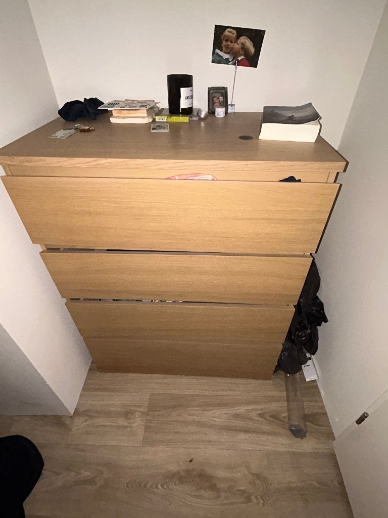 IKEA MALM ladekast 4 laden – zo goed als nieuw, Huis en Inrichting, Ophalen, 50 tot 100 cm, Zo goed als nieuw, 3 of 4 laden
