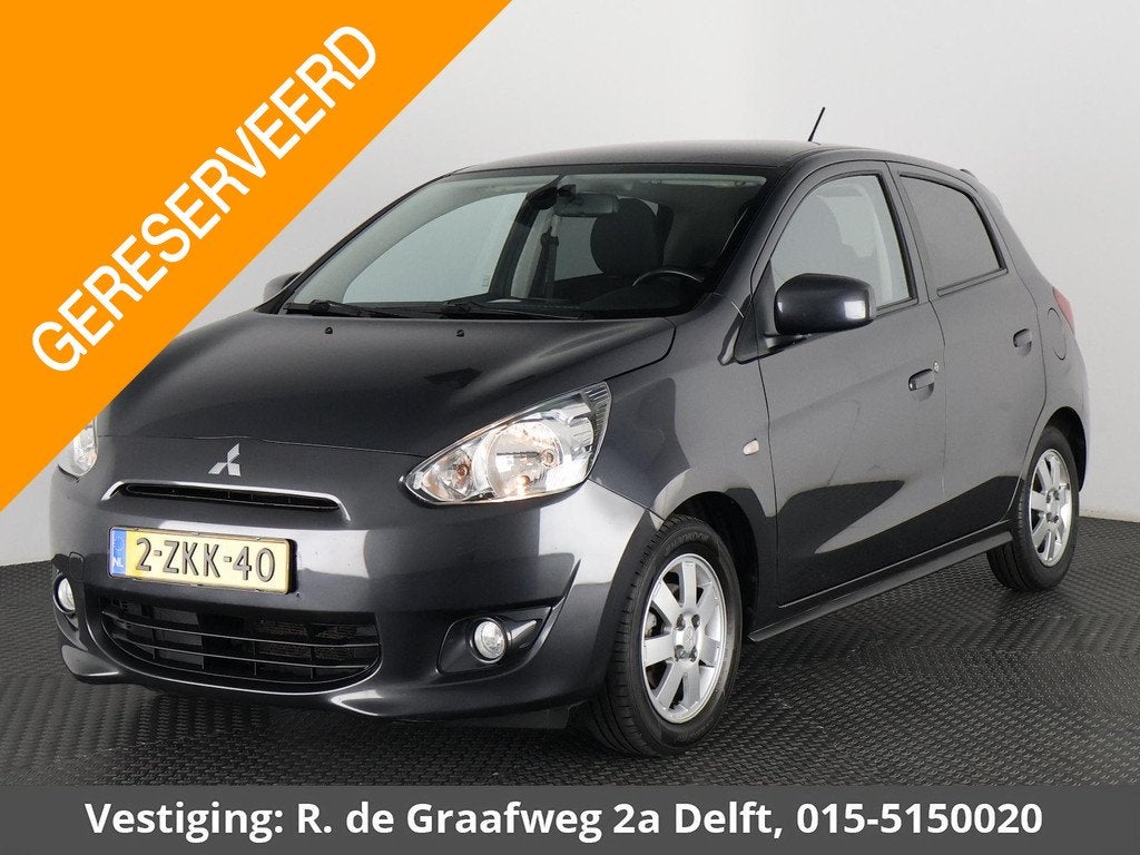 Mitsubishi Space Star 1.0 Bright | Climate Control | Elektri, Auto's, Mitsubishi, Voorwielaandrijving, Euro 5, Stof, Gebruikt