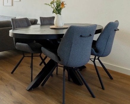 Eijerkamp Stoelen - Geïmpregneerd met 3 jaar garantie, Ophalen, Zo goed als nieuw, Vier, Stof