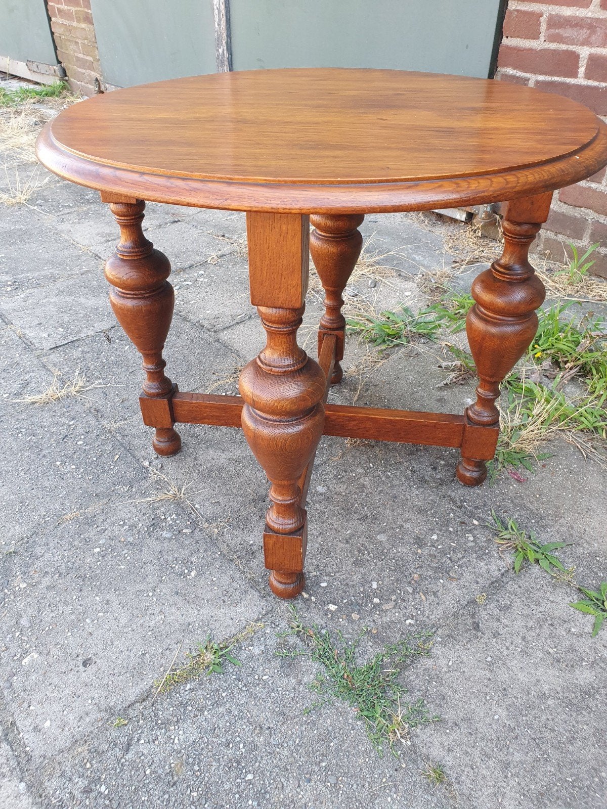 vintage bijzet tafels, Ophalen, Minder dan 55 cm, Gebruikt, Vintage
