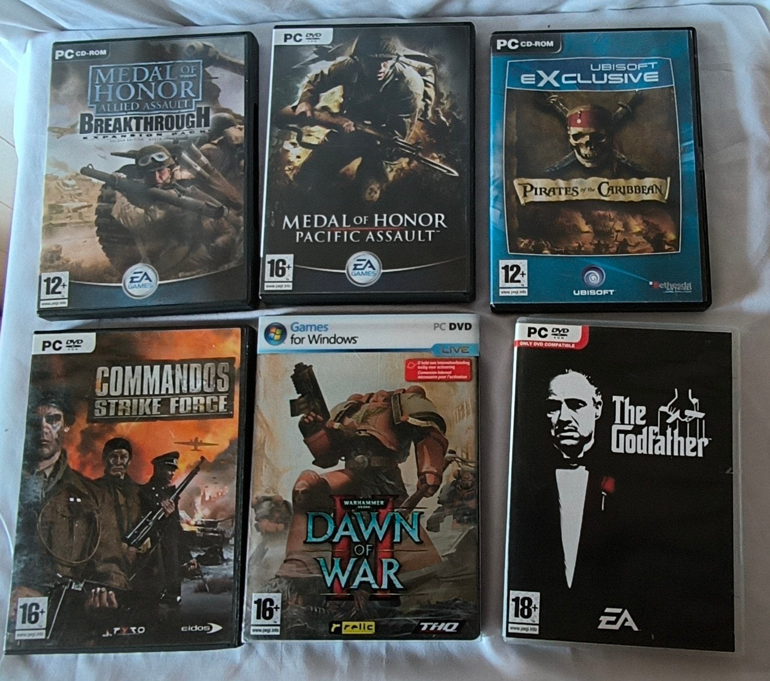 PC Games Collectie: Medal of Honor, Godfather, Pirates e.a., Online, Shooter, 1 speler, Ophalen of Verzenden