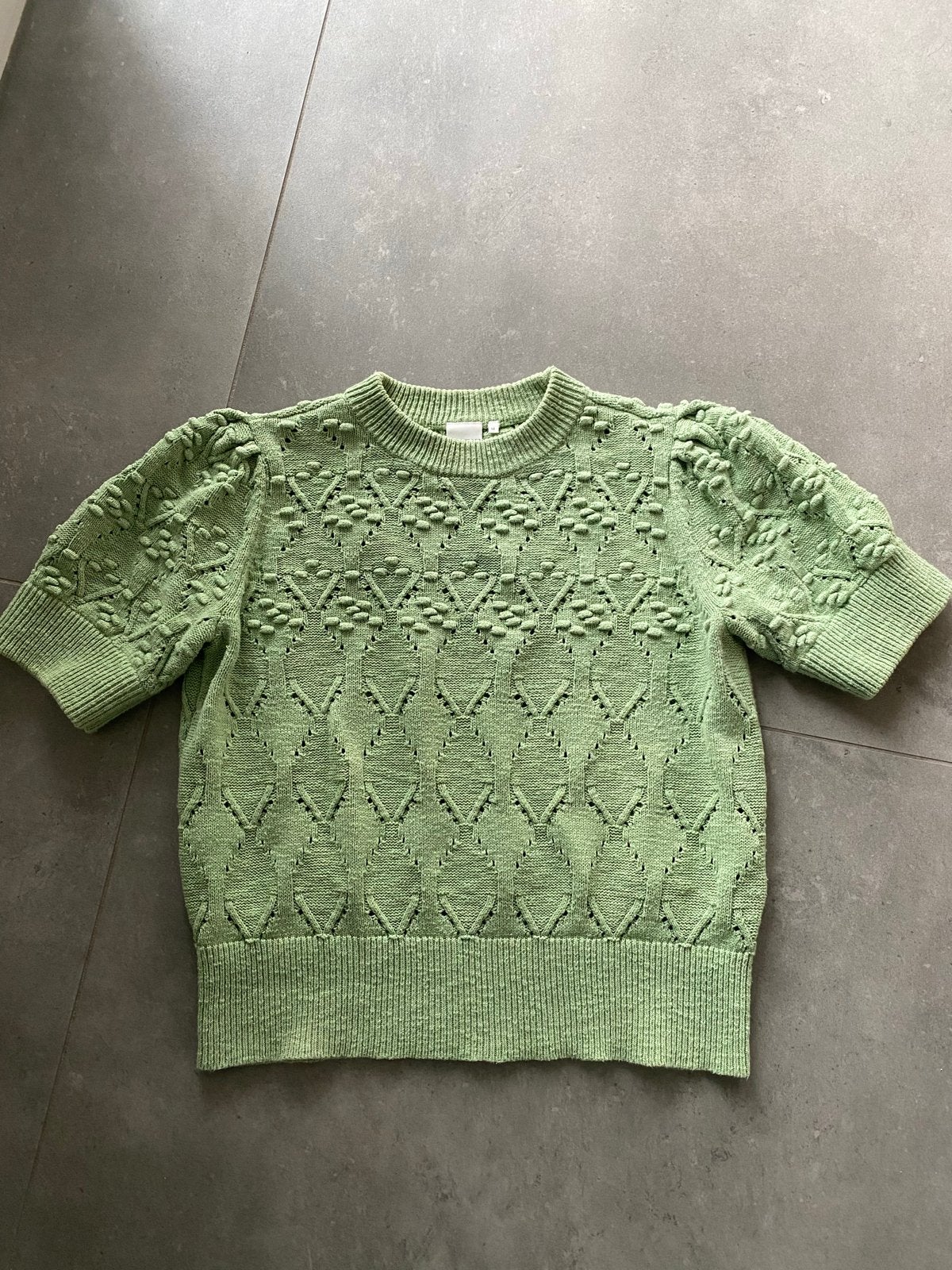 Josephine & Co groene trui met korte mouw, maat M, Ophalen of Verzenden, Gedragen, Maat 38/40 (M), Groen
