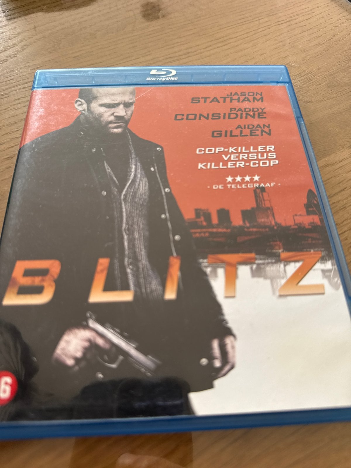 Blitz Blu-ray - Jason Statham Actiethriller, Gebruikt, Vanaf 16 jaar, Film, Actie
