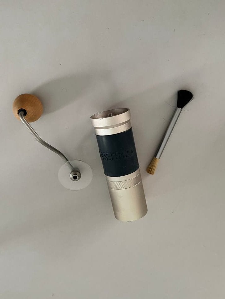 1zpresso JX-pro koffiemolen - in goede staat, Overige typen, Verzenden, Zilver, Zo goed als nieuw