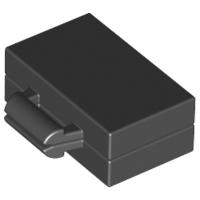 Lego Black Minifigure, Utensil Briefcase  Suitcase, Ophalen of Verzenden, Gebruikt, Losse stenen, Lego