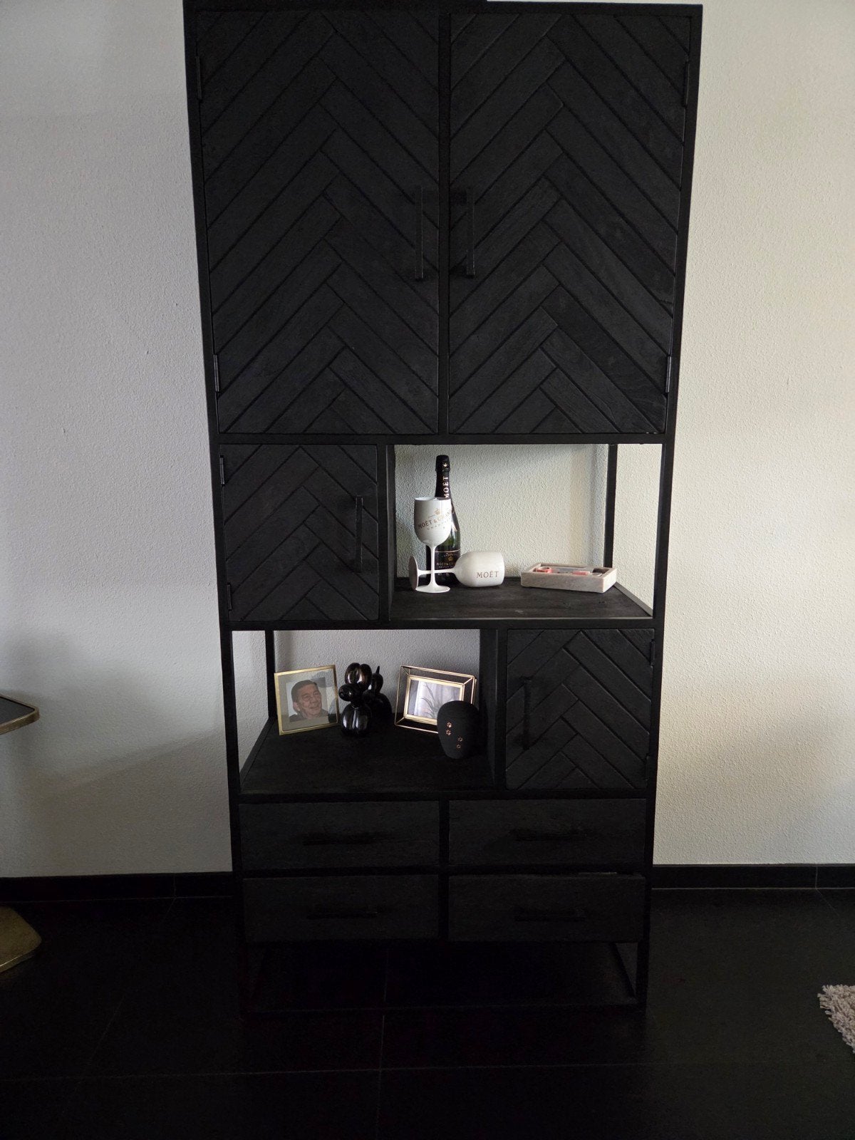 complete visgraat inrichting woonkamer, Ophalen