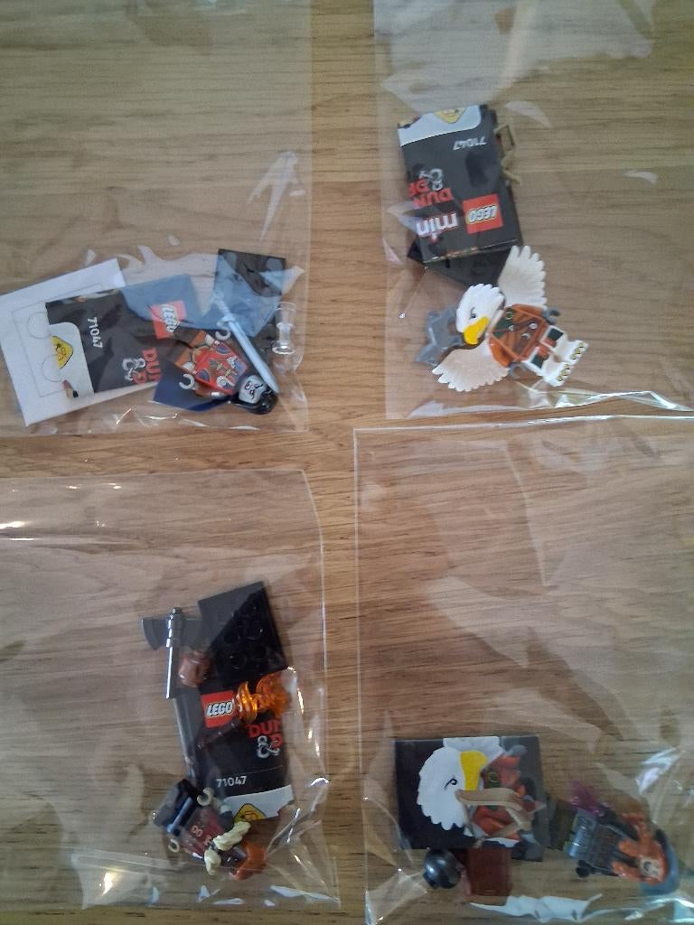 Lego 4 D&D (Dungeons & Dragons) minifigures, Lego, Ophalen of Verzenden, Zo goed als nieuw, Minifiguur