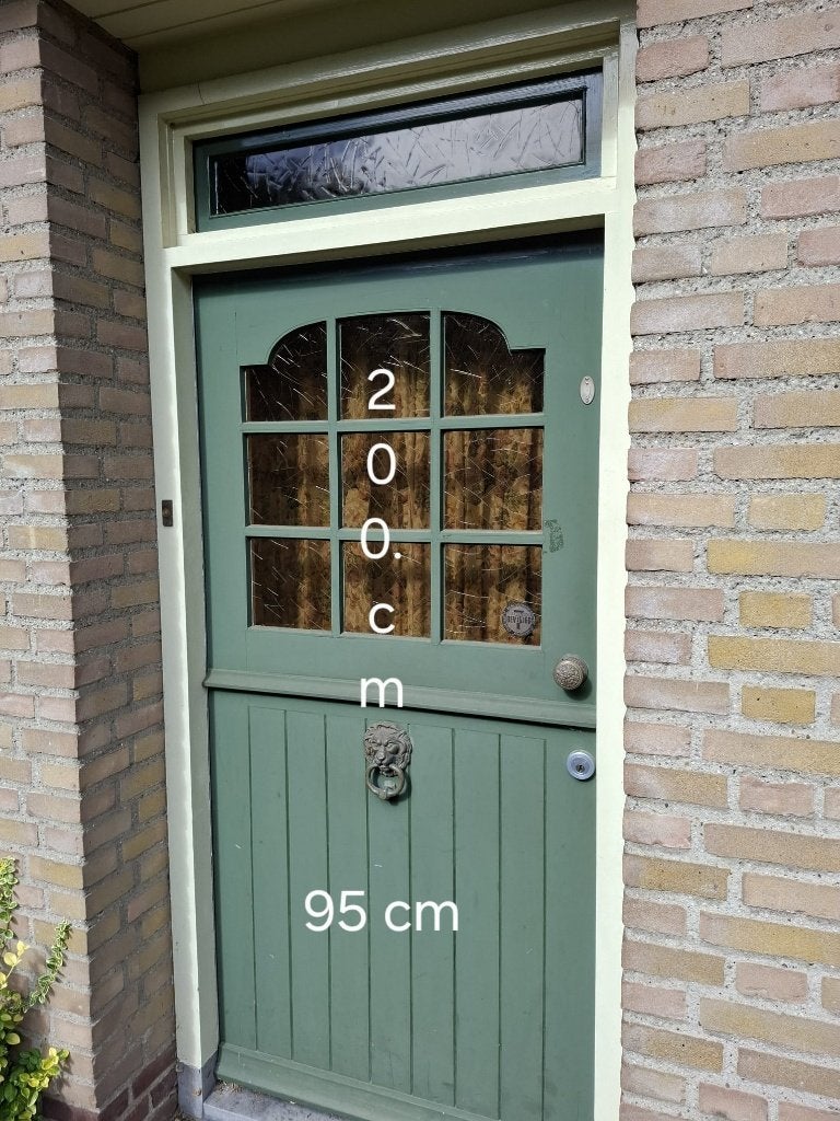 Karakteristieke houten voordeur, Doe-het-zelf en Verbouw, Deuren en Horren, Ophalen, Gebruikt, 80 tot 100 cm, Buitendeur