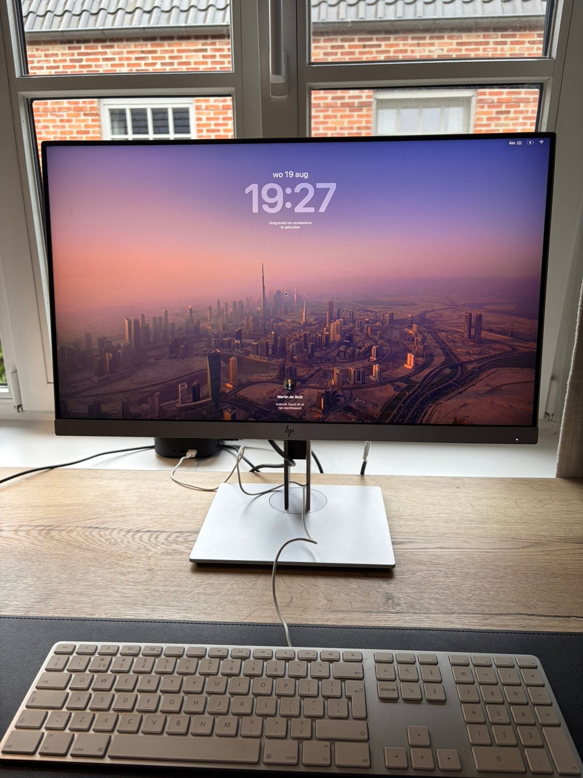 Monitor HP E223, Ophalen, IPS, Full HD, Zo goed als nieuw