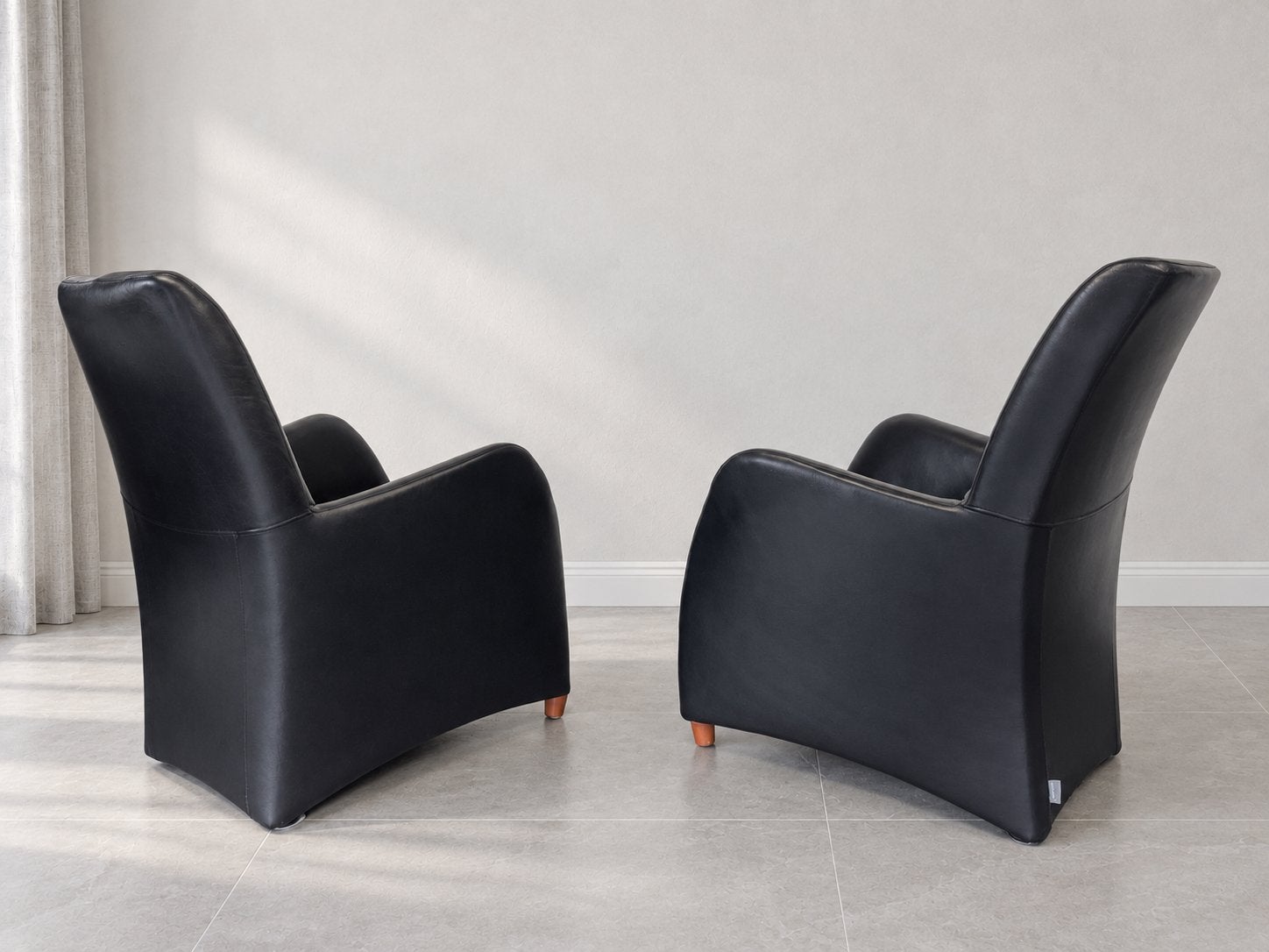 2x Gealux Leren Fauteuils | Dames- & Herenmodel.- Als Nieuw, X, 100 tot 125 cm, Leer, Ophalen of Verzenden