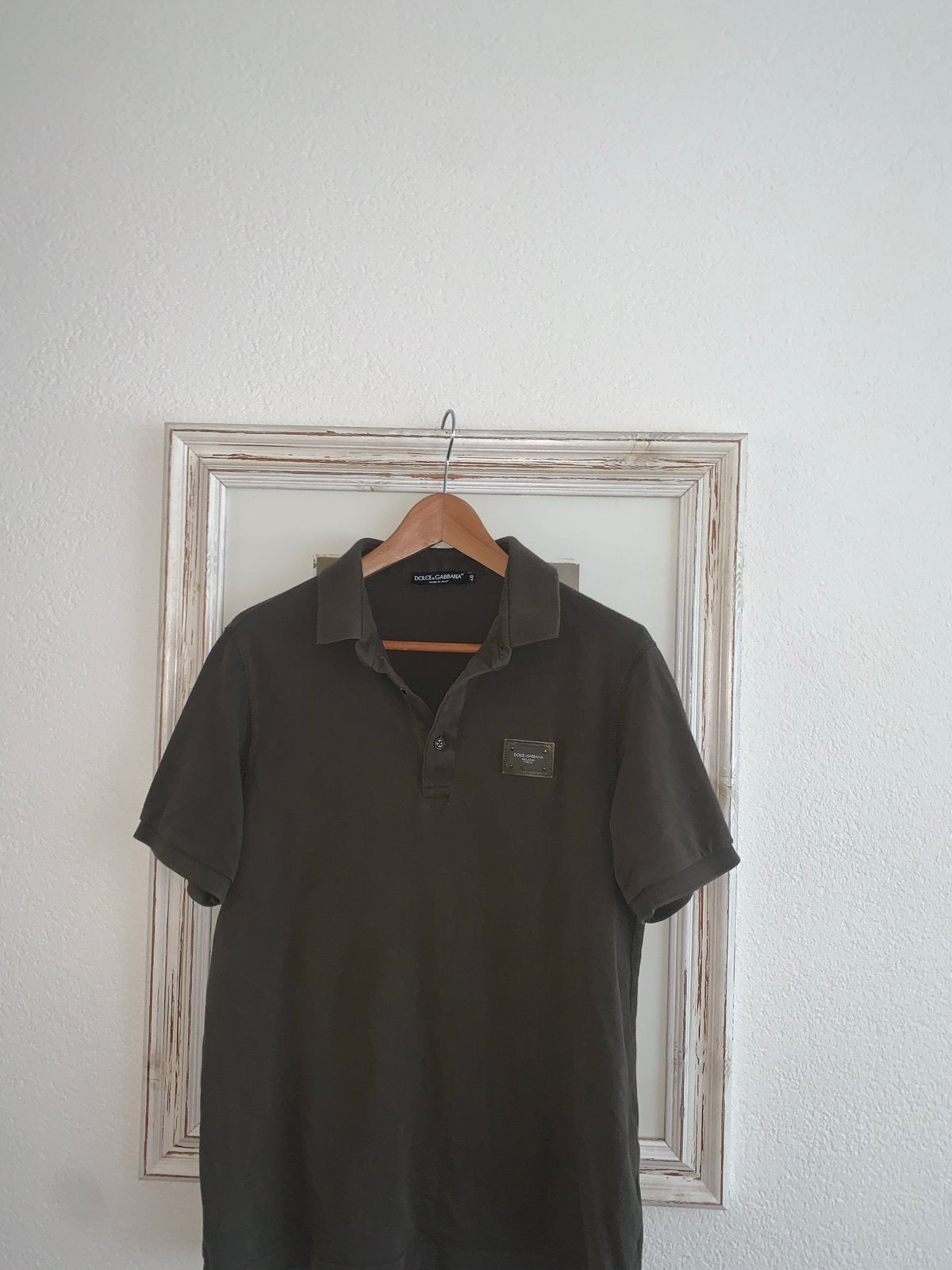 Dolce & Gabbana Polo Shirt - Maat M, Kleding | Heren, Ophalen of Verzenden, Zo goed als nieuw, Maat 48/50 (M), Groen