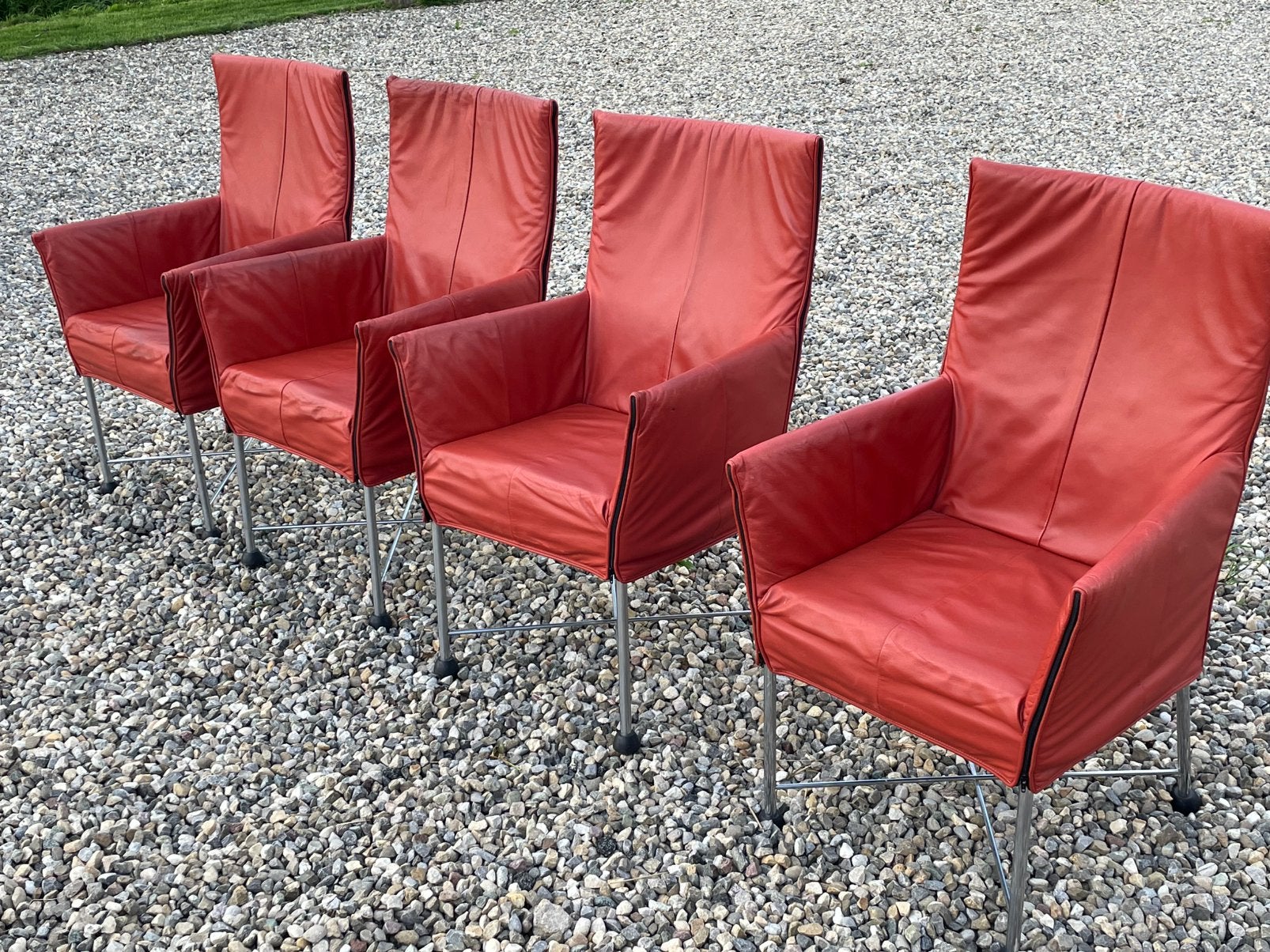Montis Chaplin design eetkamerstoelen, Huis en Inrichting, Ophalen, Gebruikt, Vier