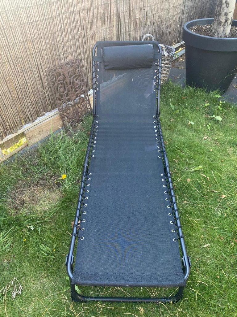 Stretcher strandbed opklapbed campingbed, Ophalen, Nieuw, Overige materialen, Verstelbaar