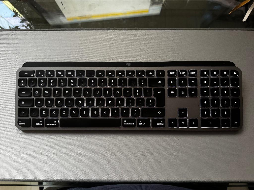 Logitech MX Keys for Mac, Computers en Software, Toetsenborden, Logitech, Ophalen of Verzenden, Zo goed als nieuw, Draadloos