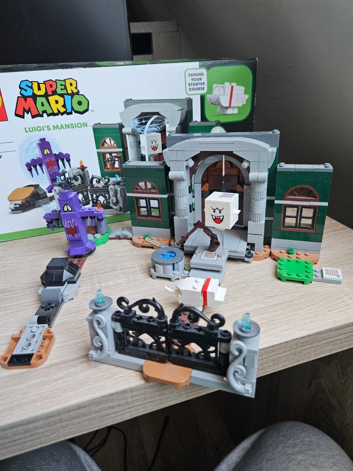 luigi's mansion lego ingang, Kinderen en Baby's, Speelgoed | Duplo en Lego, Ophalen, Overige thema's, Lego, Zo goed als nieuw