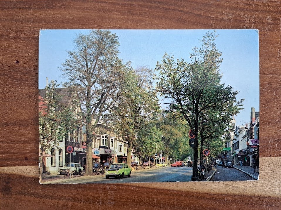 Beverwijk, de Breestraat jaren 60/70, Ophalen of Verzenden, 1960 tot 1980, Ongelopen, Noord-Holland