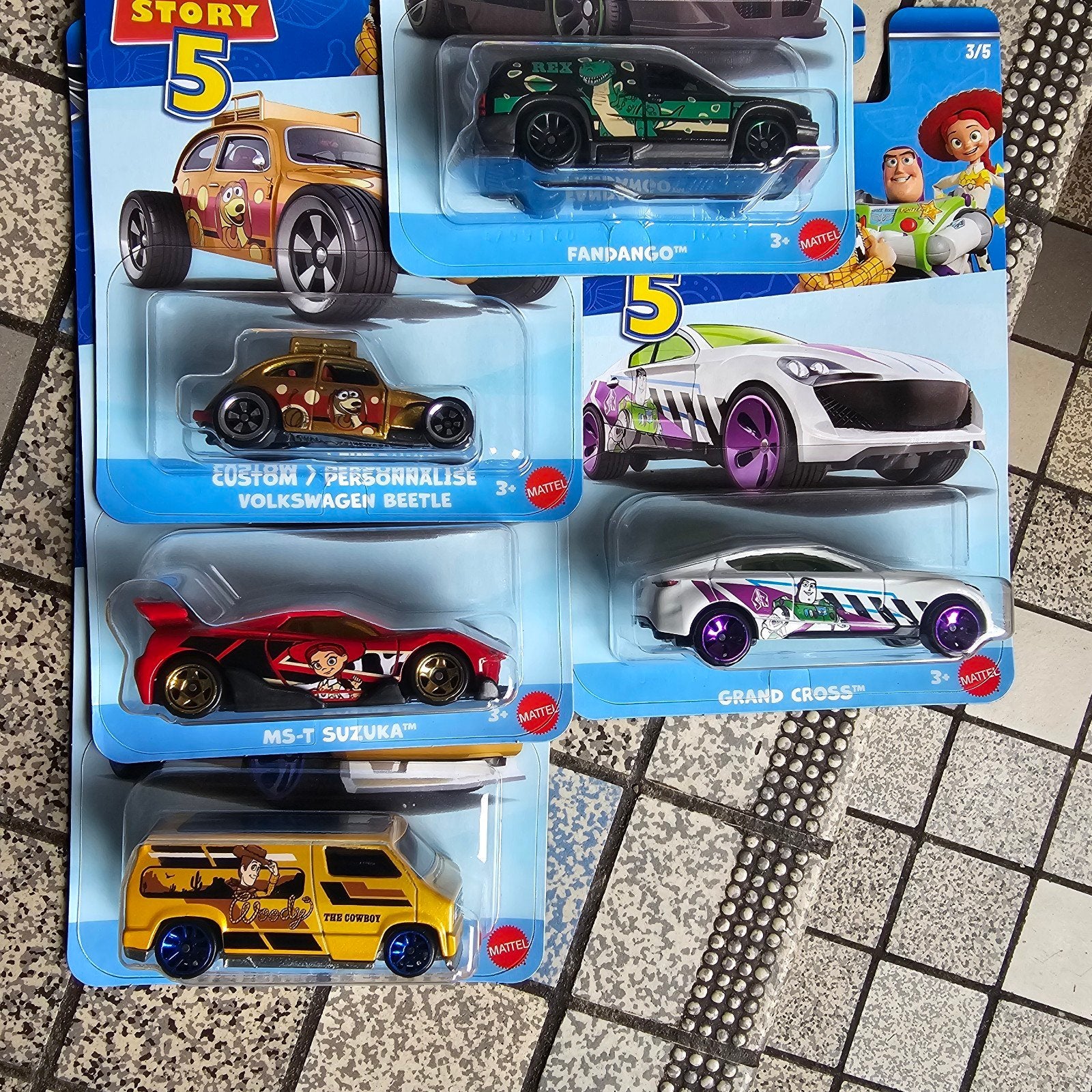 Hot Wheels Disney Pixar Toy Story 5 Silver Series Set, Mattel Inc., 636 Girard Avenue, East Aurora, NY 14052, USA, Nieuw, Ophalen of Verzenden