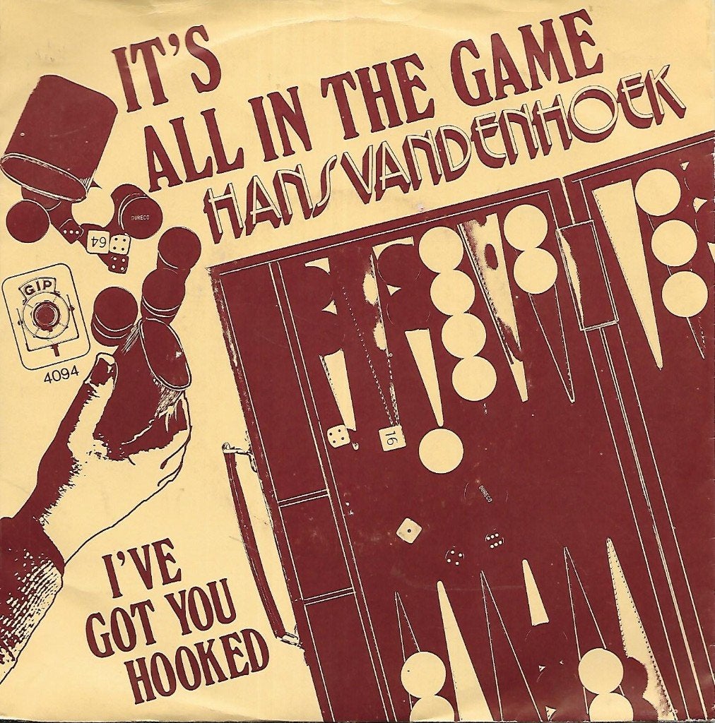 Hans Vandenhoek - It`s all in the game, Ophalen of Verzenden, Gebruikt, 7 inch, Pop