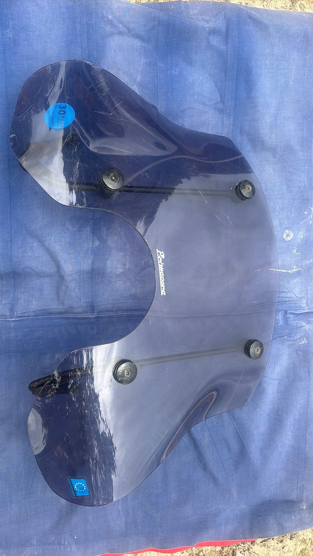 Vespa windscherm, Ophalen