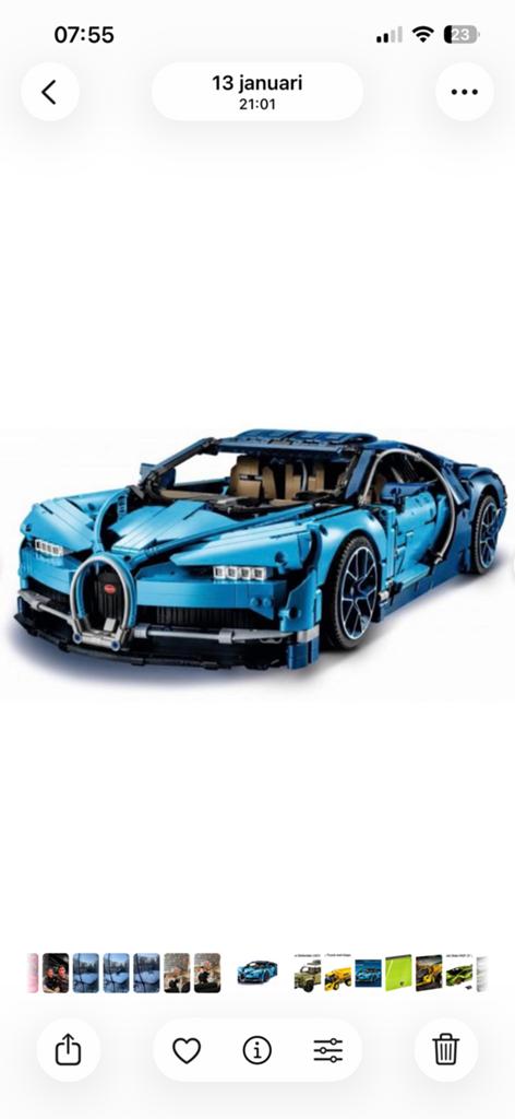 Lego Bugatti 42083, Ophalen, Nieuw