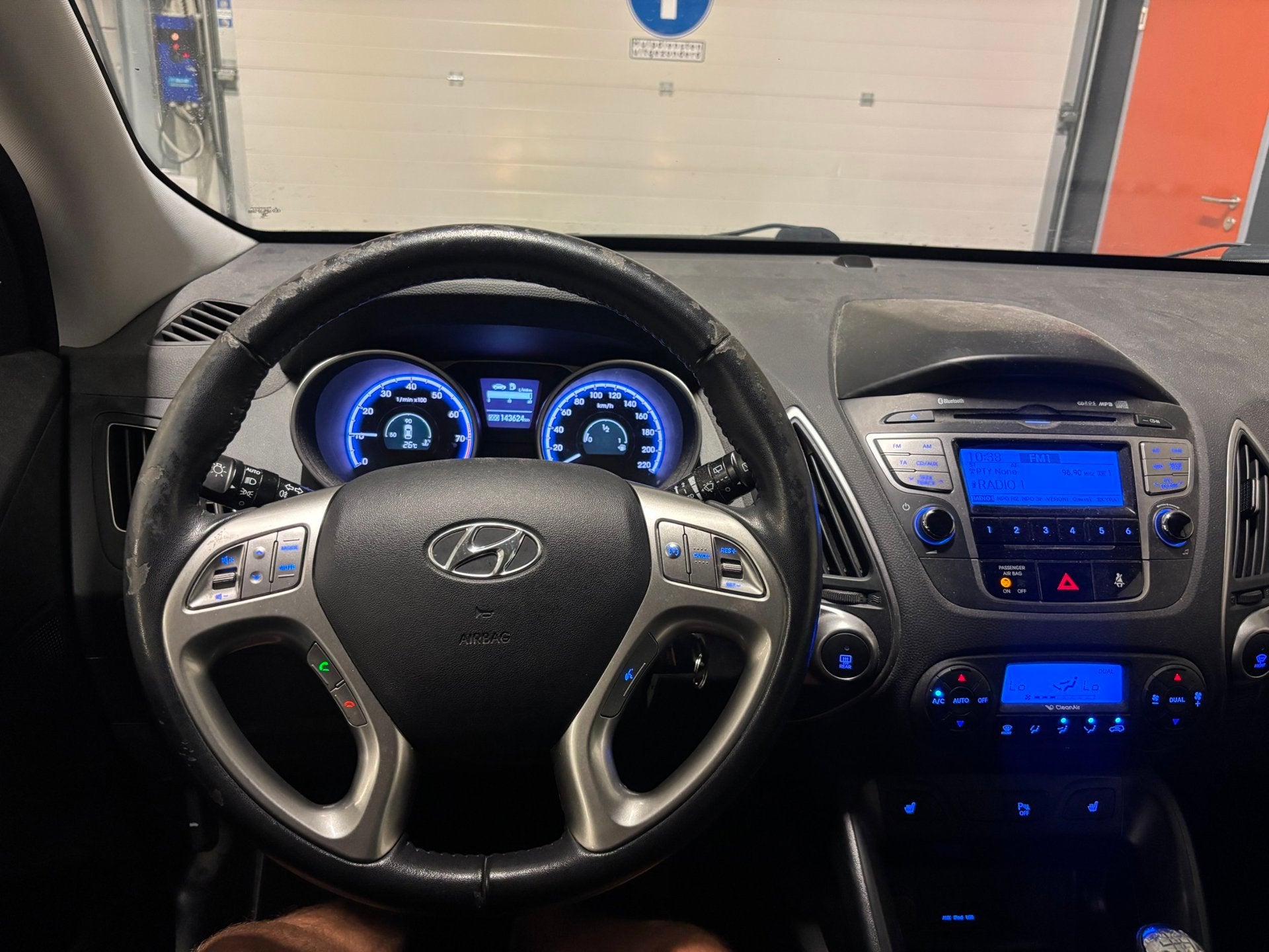 Hyundai Ix35 1.6i GDI|Leer|Stoelverw|Cruise|Trekhaak, Auto's, Voorwielaandrijving, Euro 5, 135 pk, Leder