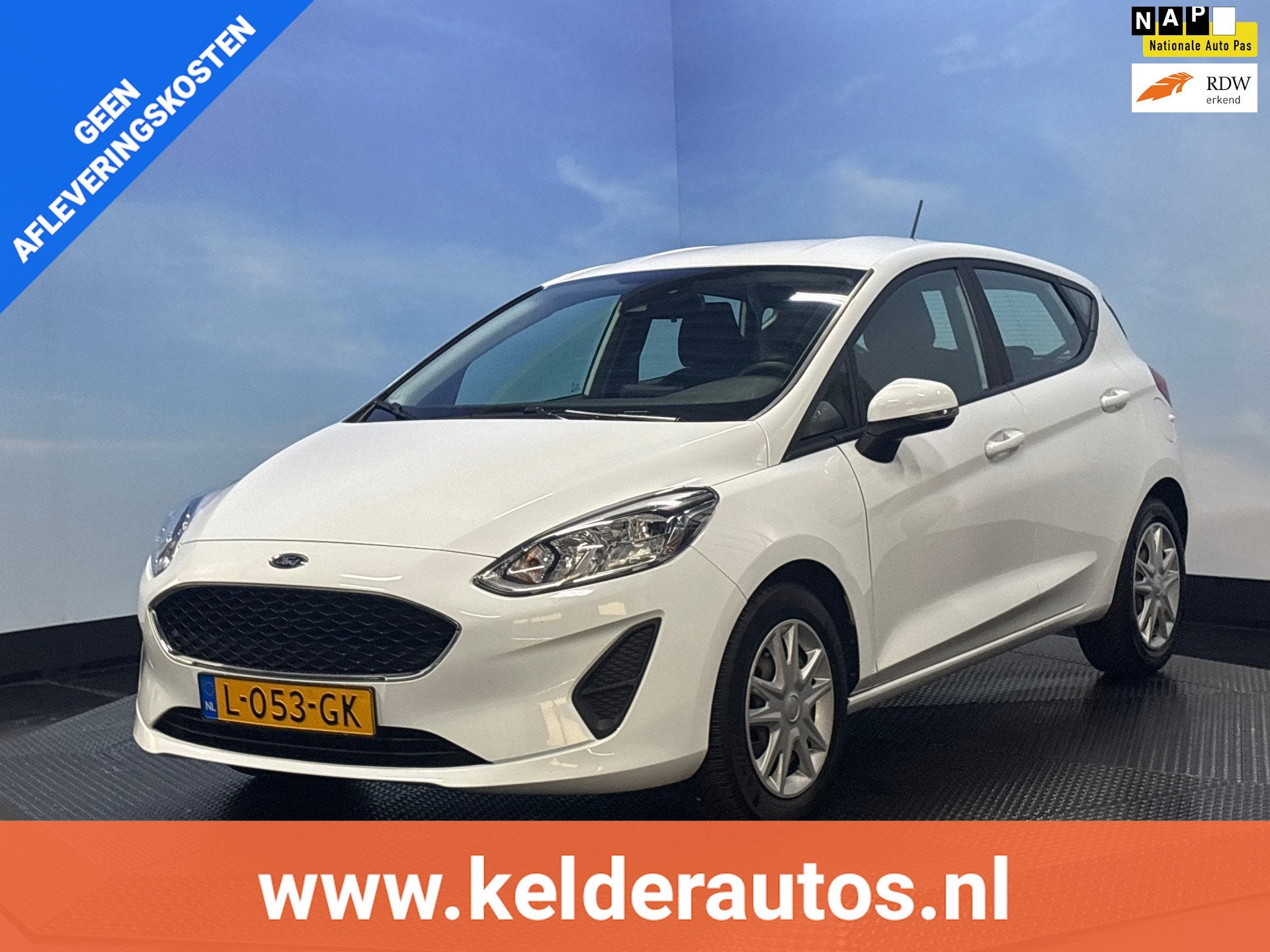 Ford Fiesta 1.0 EcoBoost Connected Automaat | Airco | Cruise, Auto's, Ford, Gebruikt, Bedrijf, Onderhoudsboekje, 999 cc