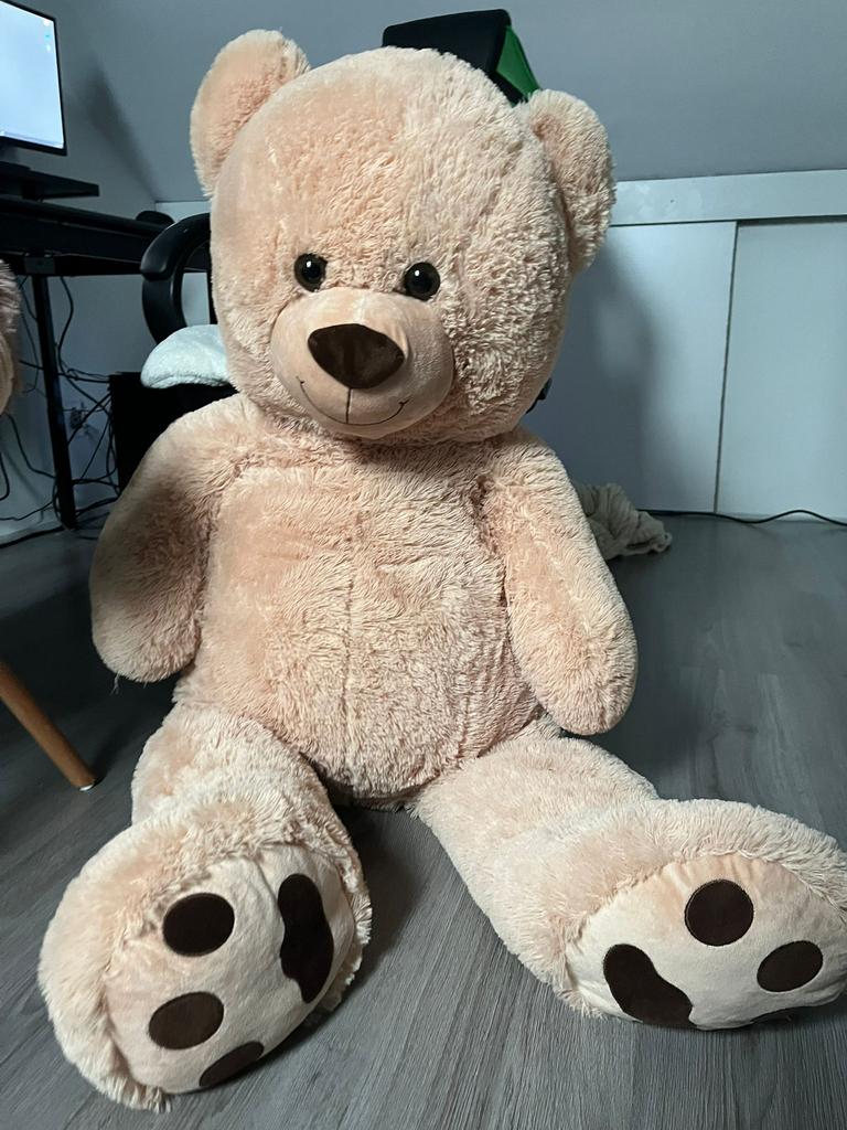 Super mega grote teddybeer, Ophalen, Zo goed als nieuw, Stoffen beer, Overige merken