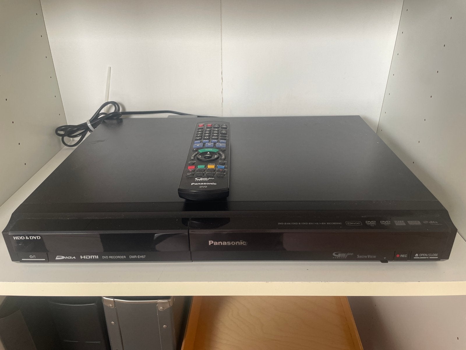 Panasonic DMR-EH57 DVD Recorder met Harddisk en HDMI, Ophalen, Gebruikt, Panasonic, Met harddisk