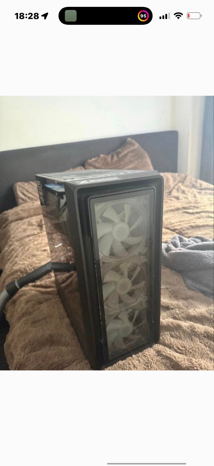 Desktop pc te vrkoop voor RGB fans, Ophalen, Zo goed als nieuw, SSD, 3 tot 4 Ghz