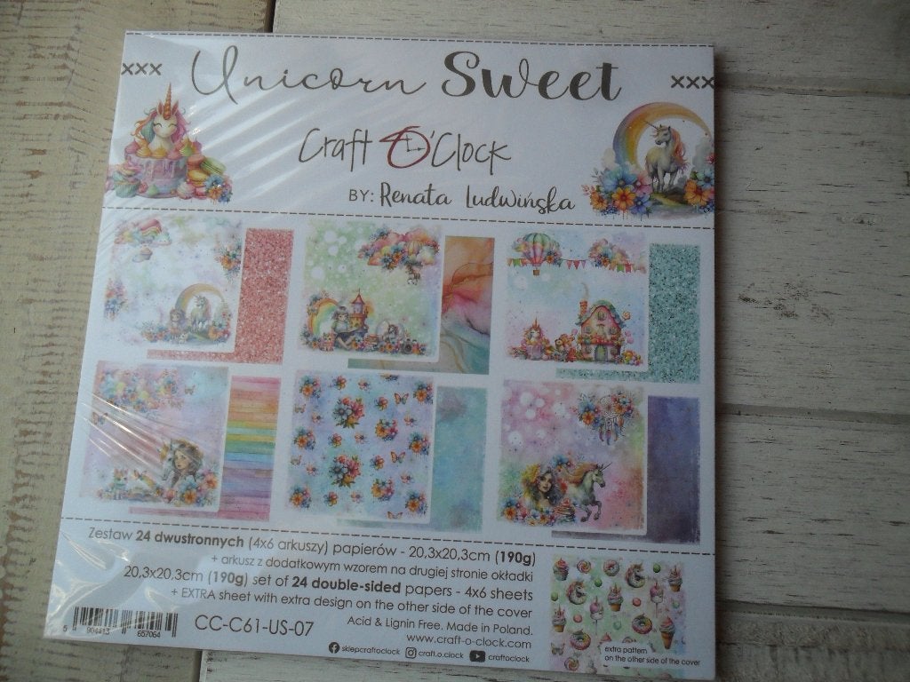 Unicorn Sweet  Papers sheets, Verzenden, Nieuw, Overige thema's, Overige typen