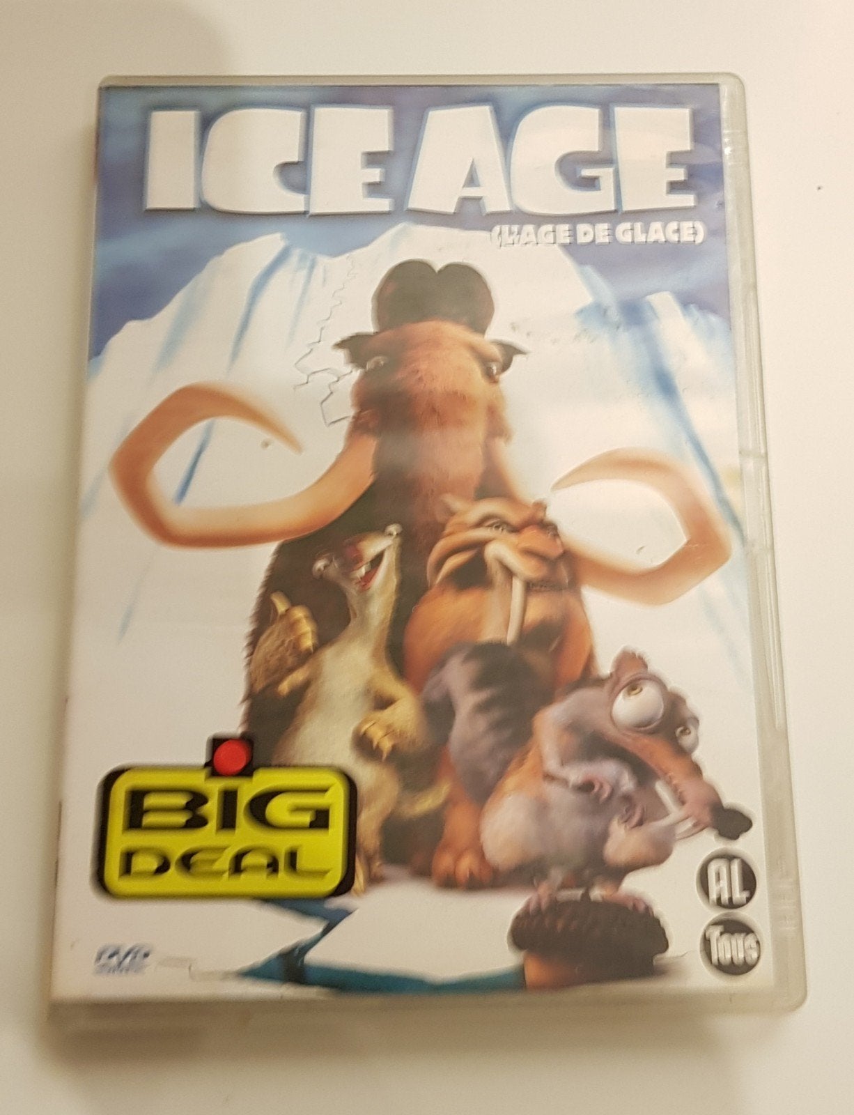 Ice Age DVD - Animatie film voor het hele gezin, Gebruikt, Animatie, Verzenden, Nederlands