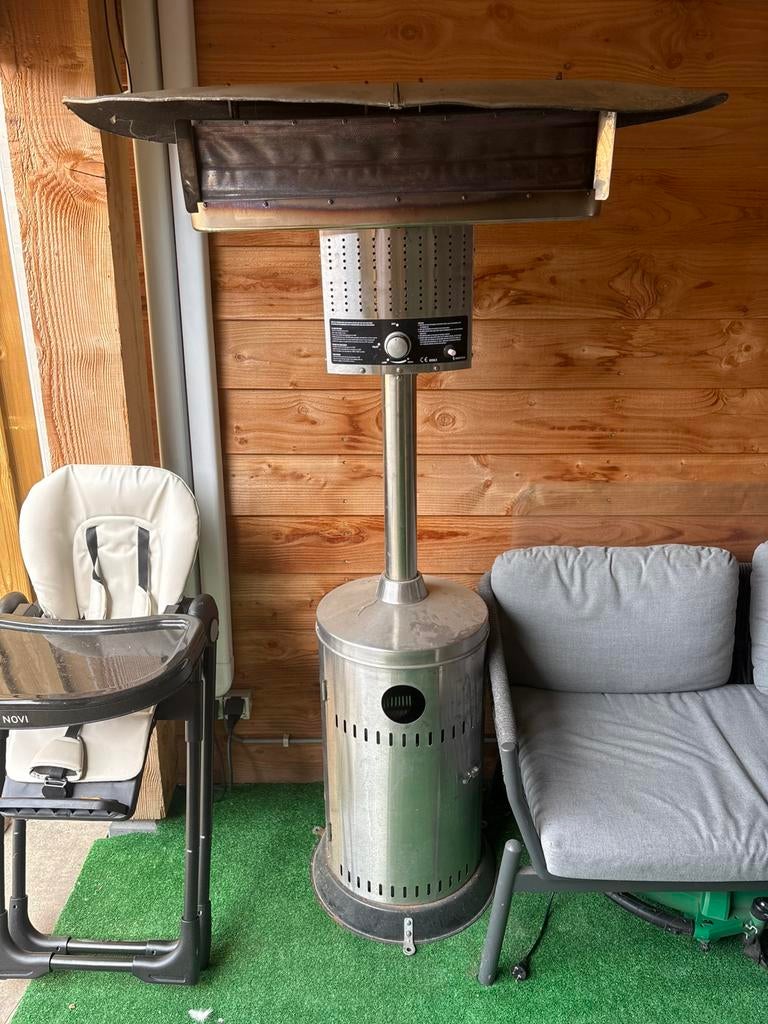 Terrasverwarmer gas, Ophalen, Zo goed als nieuw, Waterbestendig, Vloer