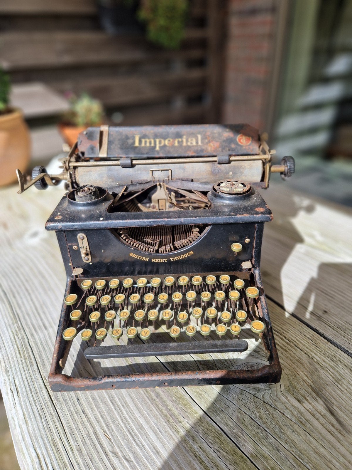 Vintage Imperial typemachine, Diversen, Ophalen