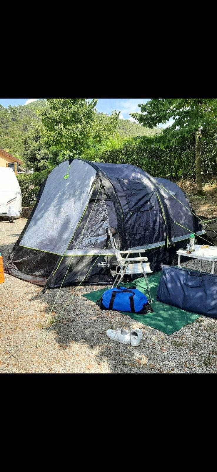 Obelink opblaasbare tent, Ophalen, Gebruikt, Tot en met 4