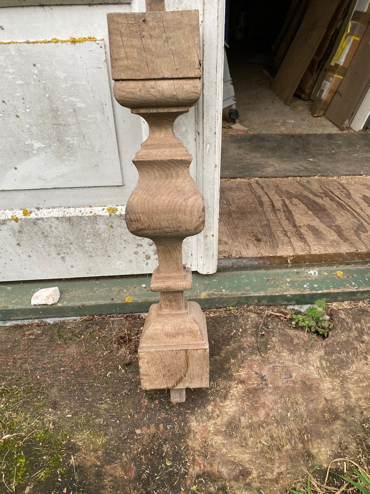 Eiken gestoken baluster ., Ophalen of Verzenden